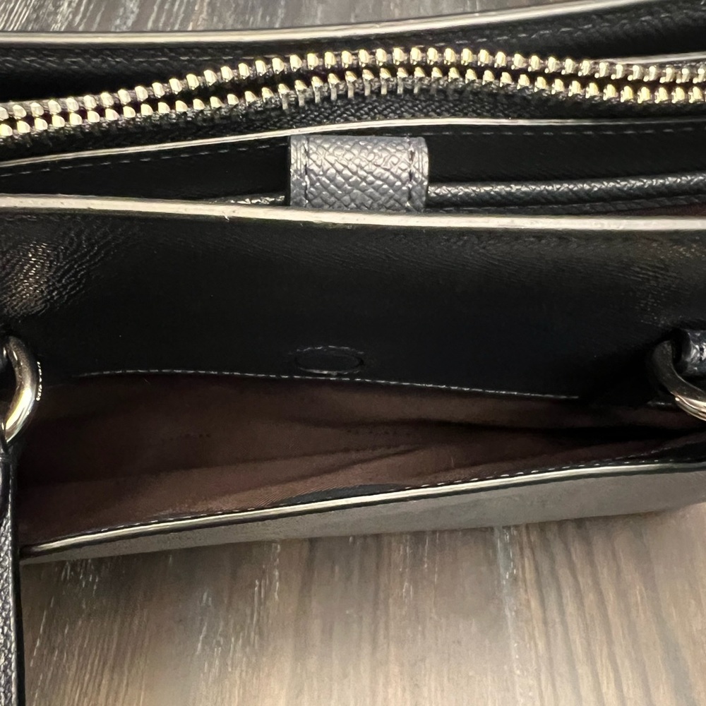 Coach Navy Folio Tote - Picture 9 of 12